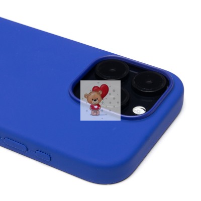 Чехол-накладка для Apple iPhone 16 Pro (ультрамарин) ORG Silicone Case SafeMag с анимацией