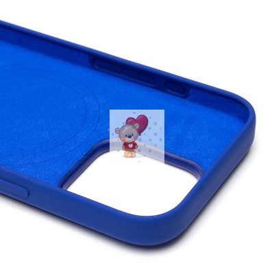 Чехол-накладка для Apple iPhone 16 Pro (ультрамарин) ORG Silicone Case SafeMag с анимацией