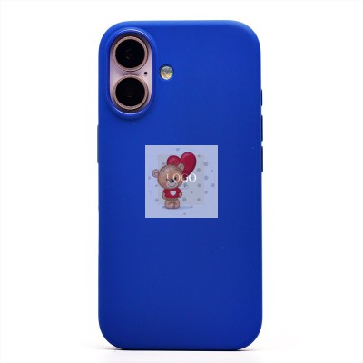 Чехол-накладка для Apple iPhone 16 (бриллиантовый синий) ORG Silicone Case SafeMag с анимацией Чехол-накладка для Apple iPhone 16 (бриллиантовый синий) ORG Silicone Case SafeMag с анимацией