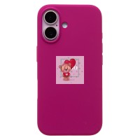 Чехол-накладка для Apple iPhone 16 (фуксия) ORG Silicone Case SafeMag с анимацией Чехол-накладка для Apple iPhone 16 (фуксия) ORG Silicone Case SafeMag с анимацией