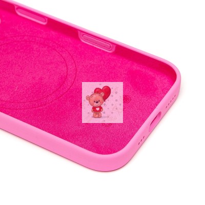 Чехол-накладка для Apple iPhone 16 (цвет пиона) ORG Silicone Case SafeMag с анимацией