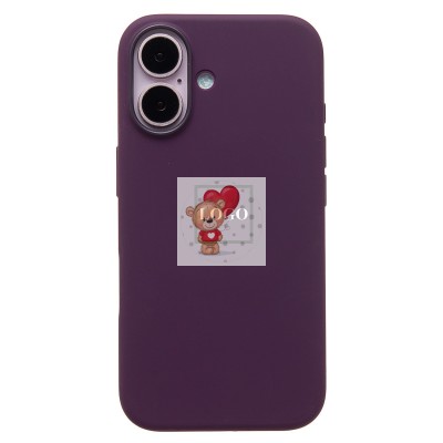 Чехол-накладка для Apple iPhone 16 (сливовый) ORG Silicone Case SafeMag с анимацией Чехол-накладка для Apple iPhone 16 (сливовый) ORG Silicone Case SafeMag с анимацией