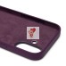 Чехол-накладка для Apple iPhone 16 (сливовый) ORG Silicone Case SafeMag с анимацией