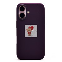 Чехол-накладка для Apple iPhone 16 (сиреневый) ORG Silicone Case SafeMag с анимацией