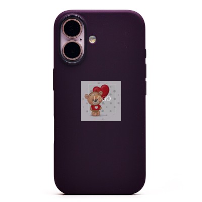 Чехол-накладка для Apple iPhone 16 (сиреневый) ORG Silicone Case SafeMag с анимацией Чехол-накладка для Apple iPhone 16 (сиреневый) ORG Silicone Case SafeMag с анимацией