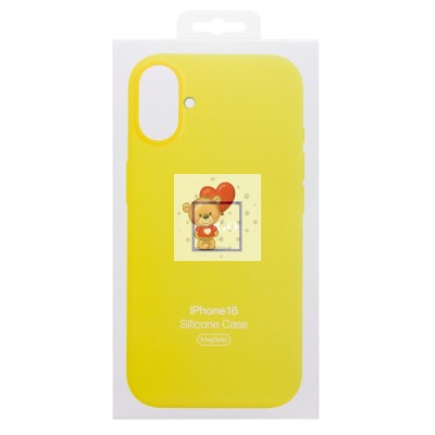 Чехол-накладка для Apple iPhone 16 (карамбола) ORG Silicone Case SafeMag с анимацией Чехол-накладка для Apple iPhone 16 (карамбола) ORG Silicone Case SafeMag с анимацией