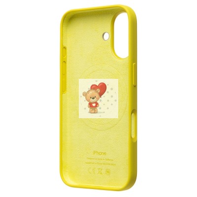 Чехол-накладка для Apple iPhone 16 (карамбола) ORG Silicone Case SafeMag с анимацией Чехол-накладка для Apple iPhone 16 (карамбола) ORG Silicone Case SafeMag с анимацией