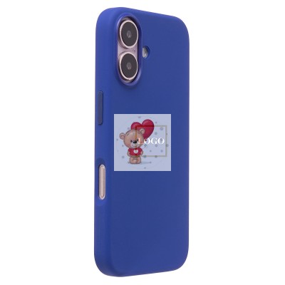 Чехол-накладка для Apple iPhone 16 (ультрамарин) ORG Silicone Case SafeMag с анимацией