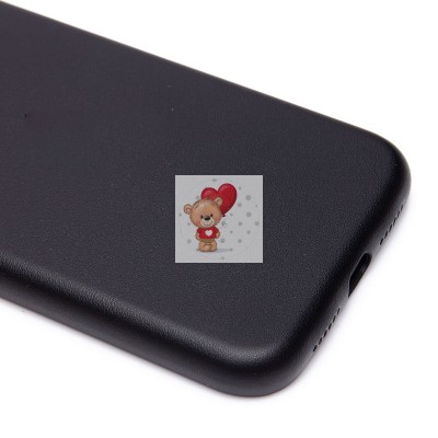 Чехол-накладка для Apple iPhone 11 (черный) ORG SM002 экокожа SafeMag