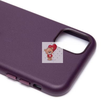 Чехол-накладка для Apple iPhone 11 (багровый) ORG SM002 экокожа SafeMag