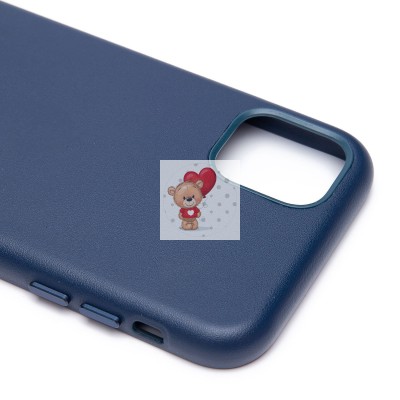 Чехол-накладка для Apple iPhone 11 (тихоокеанский синий) ORG SM002 экокожа SafeMag