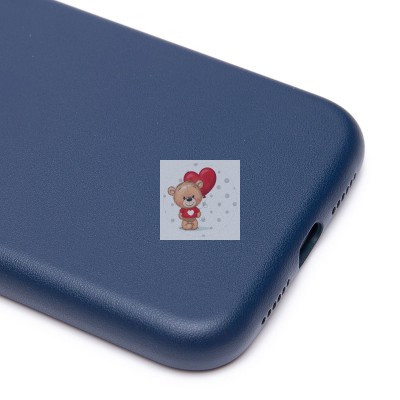 Чехол-накладка для Apple iPhone 11 (тихоокеанский синий) ORG SM002 экокожа SafeMag