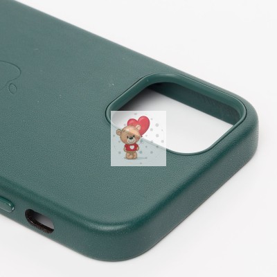 Чехол-накладка для Apple iPhone 12/iPhone 12 Pro (темно-зеленый) ORG SM002 экокожа SafeMag Чехол-накладка для Apple iPhone 12/iPhone 12 Pro (темно-зеленый) ORG SM002 экокожа SafeMag