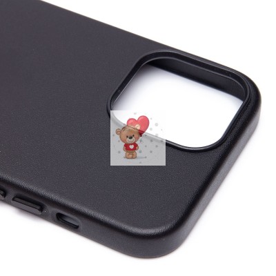 Чехол-накладка для Apple iPhone 13 Pro Max (черный) ORG SM002 экокожа SafeMag
