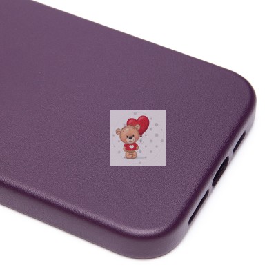 Чехол-накладка для Apple iPhone 13 Pro Max (багровый) ORG SM002 экокожа SafeMag