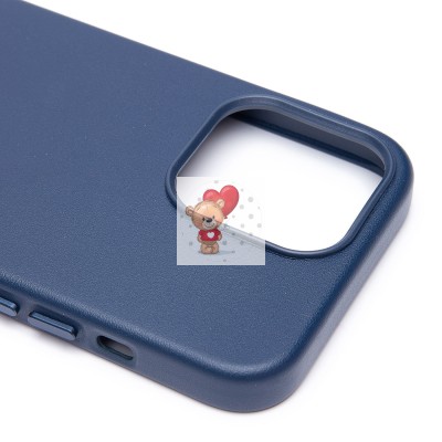 Чехол-накладка для Apple iPhone 13 Pro (тихоокеанский синий) ORG SM002 экокожа SafeMag