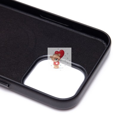 Чехол-накладка для Apple iPhone 15 Pro Max (черный) ORG SM002 экокожа SafeMag Чехол-накладка для Apple iPhone 15 Pro Max (черный) ORG SM002 экокожа SafeMag