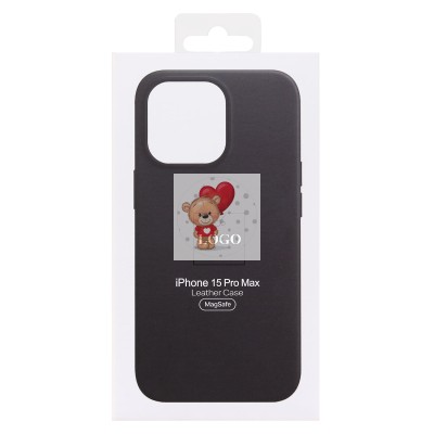 Чехол-накладка для Apple iPhone 15 Pro Max (черный) ORG SM002 экокожа SafeMag Чехол-накладка для Apple iPhone 15 Pro Max (черный) ORG SM002 экокожа SafeMag