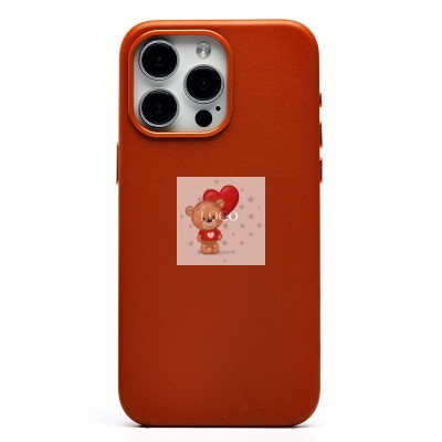 Чехол-накладка для Apple iPhone 15 Pro Max (серо-коричневый) ORG SM002 экокожа SafeMag Чехол-накладка для Apple iPhone 15 Pro Max (серо-коричневый) ORG SM002 экокожа SafeMag