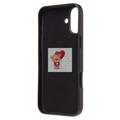 Чехол-накладка для Apple iPhone 16 Plus (черный) ORG SM002 экокожа SafeMag Чехол-накладка для Apple iPhone 16 Plus (черный) ORG SM002 экокожа SafeMag