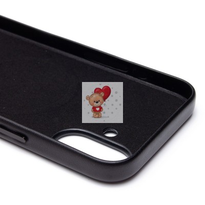 Чехол-накладка для Apple iPhone 16 Plus (черный) ORG SM002 экокожа SafeMag Чехол-накладка для Apple iPhone 16 Plus (черный) ORG SM002 экокожа SafeMag