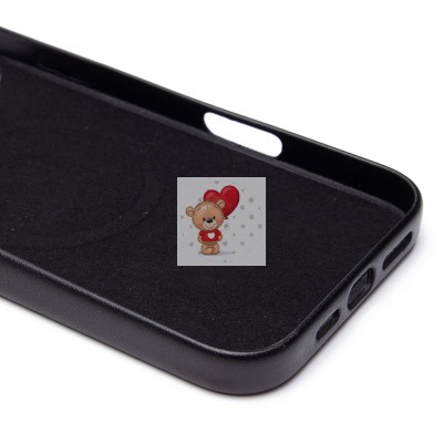 Чехол-накладка для Apple iPhone 16 Plus (черный) ORG SM002 экокожа SafeMag Чехол-накладка для Apple iPhone 16 Plus (черный) ORG SM002 экокожа SafeMag