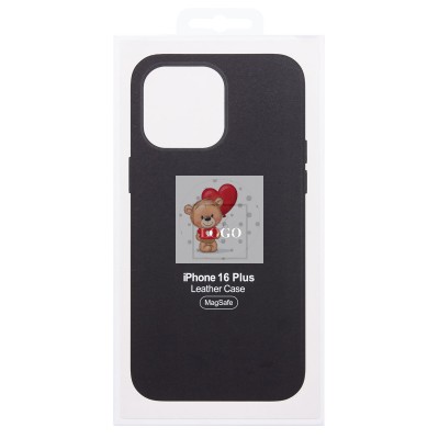 Чехол-накладка для Apple iPhone 16 Plus (черный) ORG SM002 экокожа SafeMag Чехол-накладка для Apple iPhone 16 Plus (черный) ORG SM002 экокожа SafeMag