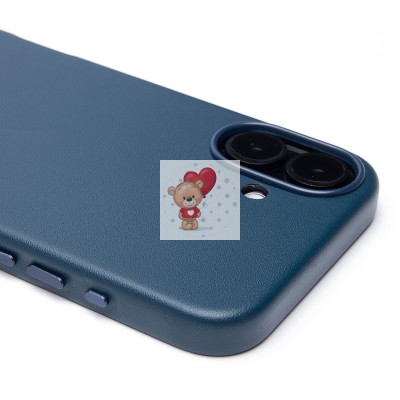 Чехол-накладка для Apple iPhone 16 Plus (тихоокеанский синий) ORG SM002 экокожа SafeMag Чехол-накладка для Apple iPhone 16 Plus (тихоокеанский синий) ORG SM002 экокожа SafeMag