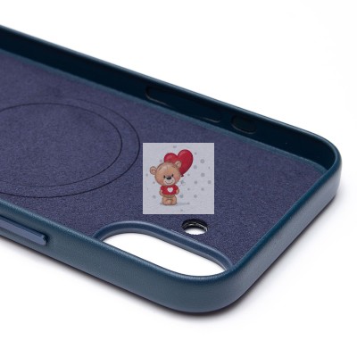 Чехол-накладка для Apple iPhone 16 Plus (тихоокеанский синий) ORG SM002 экокожа SafeMag Чехол-накладка для Apple iPhone 16 Plus (тихоокеанский синий) ORG SM002 экокожа SafeMag