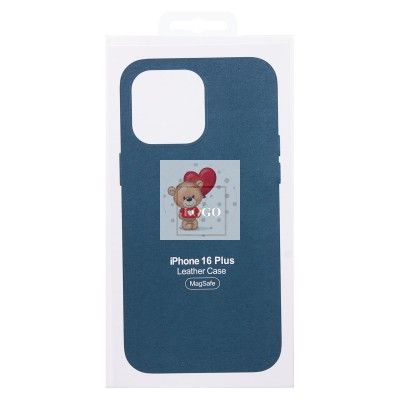 Чехол-накладка для Apple iPhone 16 Plus (тихоокеанский синий) ORG SM002 экокожа SafeMag Чехол-накладка для Apple iPhone 16 Plus (тихоокеанский синий) ORG SM002 экокожа SafeMag