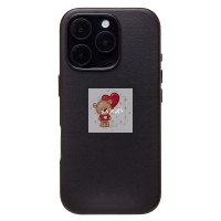 Чехол-накладка для Apple iPhone 16 Pro (черный) ORG SM002 экокожа SafeMag