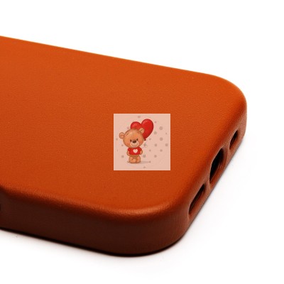 Чехол-накладка для Apple iPhone 16 Pro (серо-коричневый) ORG SM002 экокожа SafeMag Чехол-накладка для Apple iPhone 16 Pro (серо-коричневый) ORG SM002 экокожа SafeMag