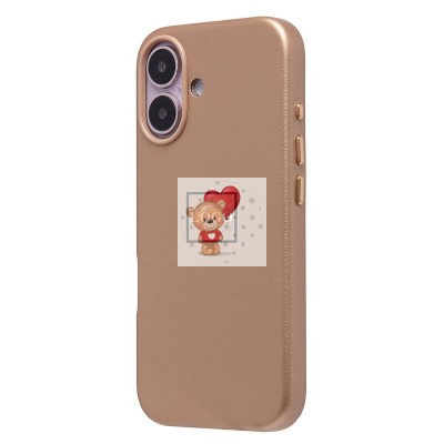 Чехол-накладка для Apple iPhone 16 (пустынный золотой) ORG SM002 экокожа SafeMag Чехол-накладка для Apple iPhone 16 (пустынный золотой) ORG SM002 экокожа SafeMag