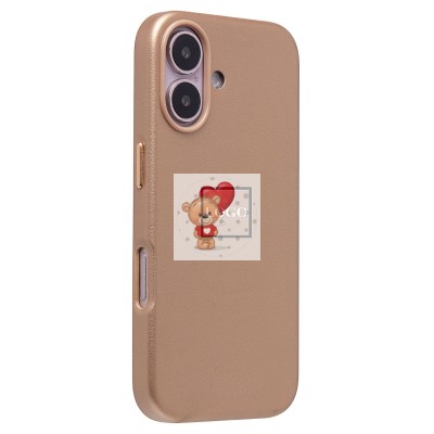 Чехол-накладка для Apple iPhone 16 (пустынный золотой) ORG SM002 экокожа SafeMag Чехол-накладка для Apple iPhone 16 (пустынный золотой) ORG SM002 экокожа SafeMag