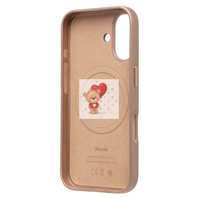 Чехол-накладка для Apple iPhone 16 (пустынный золотой) ORG SM002 экокожа SafeMag Чехол-накладка для Apple iPhone 16 (пустынный золотой) ORG SM002 экокожа SafeMag