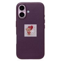 Чехол-накладка для Apple iPhone 16 (багровый) ORG SM002 экокожа SafeMag Чехол-накладка для Apple iPhone 16 (багровый) ORG SM002 экокожа SafeMag