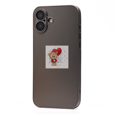 Чехол-накладка для Apple iPhone 16 Plus (титановый) ORG SM021 SafeMag