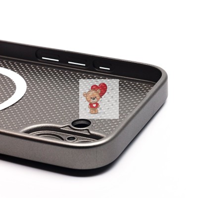 Чехол-накладка для Apple iPhone 16 Plus (титановый) ORG SM021 SafeMag