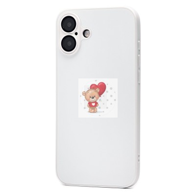 Чехол-накладка для Apple iPhone 16 Plus (белый) ORG SM021 SafeMag