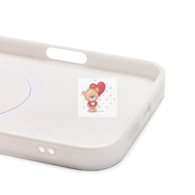 Чехол-накладка для Apple iPhone 16 Plus (белый) ORG SM021 SafeMag