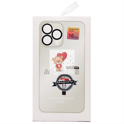 Чехол-накладка для Apple iPhone 16 Plus (белый) ORG SM021 SafeMag