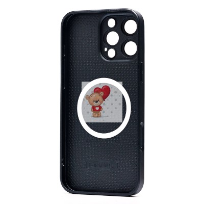 Чехол-накладка для Apple iPhone 16 Pro Max (черный) ORG SM021 SafeMag