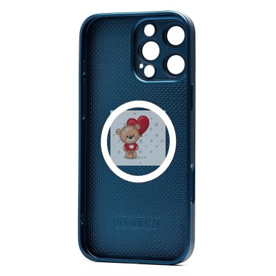 Чехол-накладка для Apple iPhone 16 Pro Max (синий) ORG SM021 SafeMag