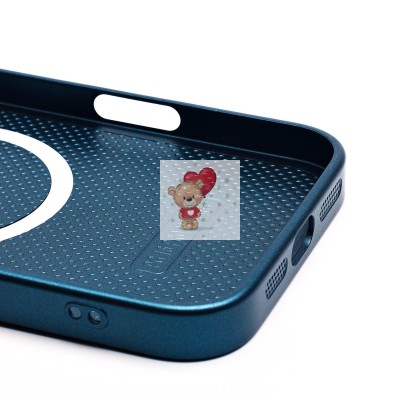 Чехол-накладка для Apple iPhone 16 Pro Max (синий) ORG SM021 SafeMag