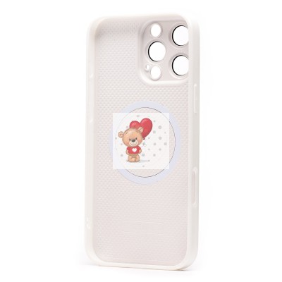 Чехол-накладка для Apple iPhone 16 Pro Max (белый) ORG SM021 SafeMag