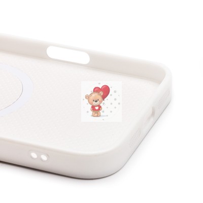 Чехол-накладка для Apple iPhone 16 Pro Max (белый) ORG SM021 SafeMag