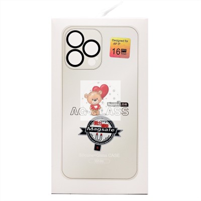 Чехол-накладка для Apple iPhone 16 Pro Max (белый) ORG SM021 SafeMag