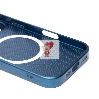 Чехол-накладка для Apple iPhone 16 Pro (синий) ORG SM021 SafeMag