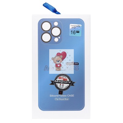 Чехол-накладка для Apple iPhone 16 Pro (синий) ORG SM021 SafeMag