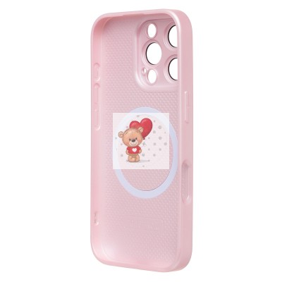 Чехол-накладка для Apple iPhone 16 Pro (светло-розовый) ORG SM021 SafeMag